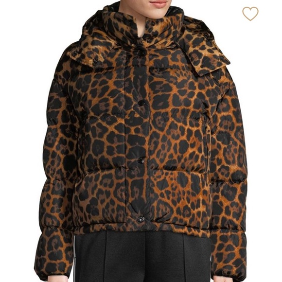 Moncler Jackets & Blazers - Moncler caille matte leopard print puffer jacket